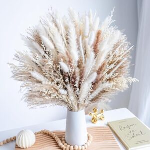 96PCS Natural Dried Pampas Grass Boho